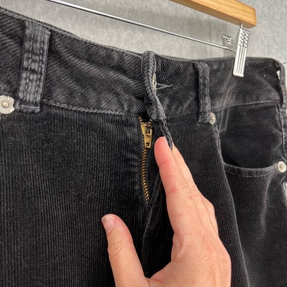 Silver Jeans Womens Corduroy Bootcut Pants Size 31 Black Classic Neutral - Picture 4 of 13